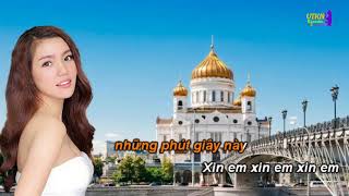 Chiều Đông Matxcova  phong cách Ngọc Anh le tuan karaoke [upl. by Nooj]