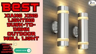 Best XIANG XING LIGHTING Dusk to Dawn Outdoor Wall Light Review [upl. by Aernda]