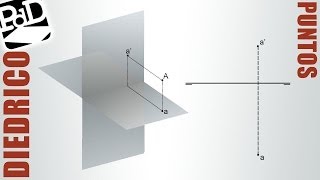 Sistema diédrico representación de puntos [upl. by Bugbee]