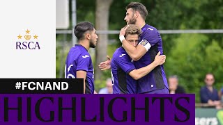 HIGHLIGHTS FC Nordsjaelland  RSC Anderlecht  Friendly  20222023 [upl. by Beller]