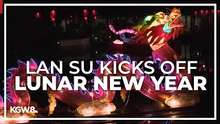 Lunar New Year celebrations kick off at Lan Su Chinese Garden [upl. by Amolap905]