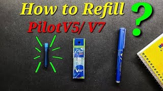 30 How to refill pilot v5v7 hitecpoint at Homewith cartilage system refill trending viral [upl. by Kyriako]