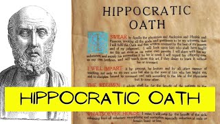 The Origin of the Hippocratic Oath [upl. by Irrot968]