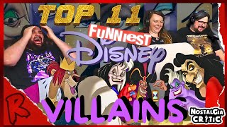 Top 11 Funniest Disney Villains  Nostalgia Critic ChannelAwesome  RENEGADES REACT [upl. by Rehpetsirhc]