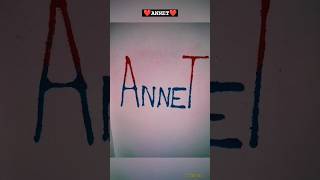 💖ANNET💖 COMMENT YOUR NAME 📛art shorts viralvideo name art trending [upl. by Saidee322]