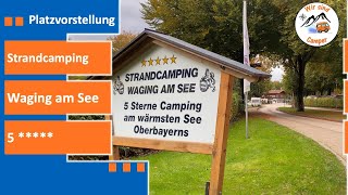 Strand Camping Waging am See  Das 5 Sterne Campingparadies [upl. by Hopfinger]