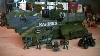 Halo Mega Bloks 96942 UNSC Elephant Review [upl. by Aieken]