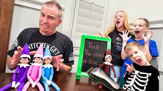 Dad Touches Evil Elf on the Shelf Day 21 [upl. by Karylin]