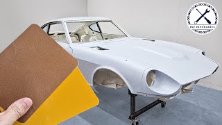 Finally Painting the Car Datsun 240Z Restoration Part 5 [upl. by Borries]