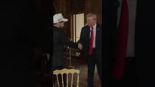 Donald Trump walks out to 50 Cent Many Men w Adin Ross [upl. by Aiveneg]