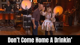 Kelly Clarkson amp Dwayne Johnson Duet Dont Come Home ADrinkin By Loretta Lynn [upl. by Kee378]