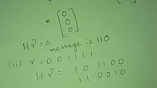 Problem of parity check matrix decoding BSc S2 [upl. by Caia840]