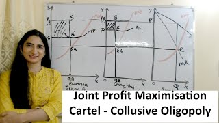 Joint Profit Maximisation Cartel  Collusive Oligopoly [upl. by Honor]