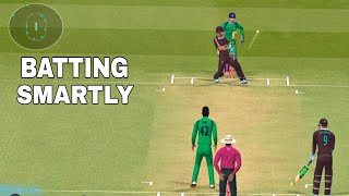 How To Bat Brilliantly Against Pro Crown Rank Opponent  Real Cricket 24 [upl. by Rehtnug671]