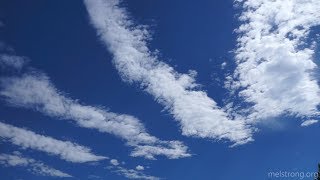 Time lapse of altocumulus undulatus over Albuquerque [upl. by Nabala835]