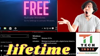 ERROR SOLVE WINDOW 10 PRO LIFETIME ACTIVATE WITH DIGITAL LICENSE FREE [upl. by Roberta]