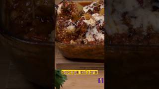 Cartofi cu carne tocată la cuptor musaca video reteteusoare recipe food gustos [upl. by Nanam]