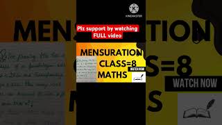 Mensuration class 8 maths shorts [upl. by Parsifal]