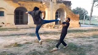 Two Boys  Fight  scene Filmy karate master fight film karate [upl. by Lebanna]