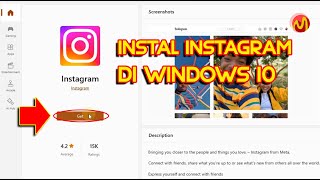 Cara Install Aplikasi Instagram di Windows 10 Gratis [upl. by Taryne]