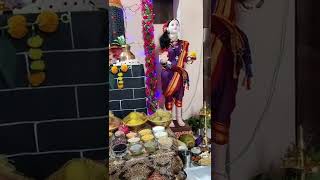 Jay Malhar Theme जागरण गोंधळ Gauri Ganpati Home Decoration [upl. by Aiduan]