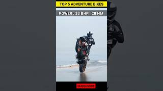 Top 5 best adventure bikes 2023  Best offroad bikes in India shorts royalenfield bmw ktm390 [upl. by Nigrom171]