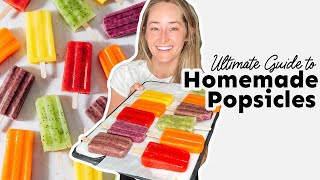 How To Make Popsicles My Foolproof Formula [upl. by Ykcor532]