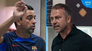 HANSI FLICK 🆚 XAVI  TEAM TALK STYLES  Part 1 [upl. by Eiffe]