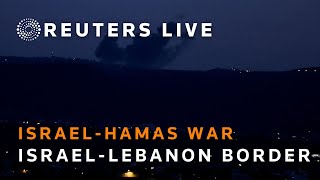 LIVE View of IsraelLebanon border [upl. by Baalbeer]