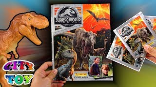 Album Jurassic World el Reino Caído  sobres de cromos en City Toy [upl. by Lulu637]