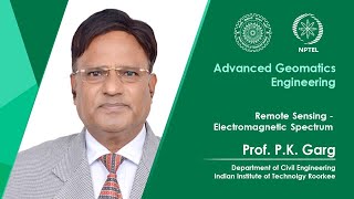 Lecture 14 Remote Sensing  Electromagnetic Spectrum [upl. by Vitek488]