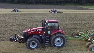 Gruber Landtechnik Amazone Feldabend 2014 Case IH Magnum 340 CVX Amazone Cayron [upl. by Annoyk]