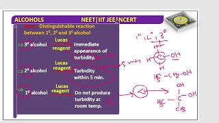 NCERT  LUCAS REAGENTS  TARGET NEET 2025  NEET PYQs  LUCAS REAGENT MECHANISM  ORGANIC CHEMISTRY [upl. by Ellimahs]