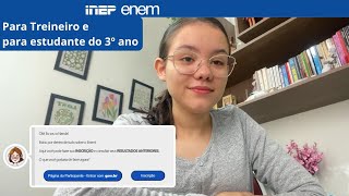 COMO FAZER A INSCRIÇÃO PARA O ENEM 2024  PARA TREINEIRO E PARA ESTUDANTE DO 3º ANO  TUTORIAL [upl. by Els]