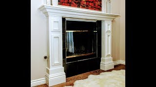 HOW TO BUILD A CUSTOM FIREPLACE MANTEL [upl. by Relluf277]