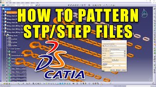 How to pattern elements from STP STEP files [upl. by Sitnik908]