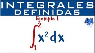 Integrales definidas  Ejemplo 1 [upl. by Jarret858]