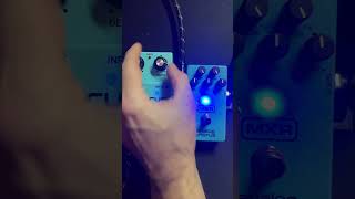 Overdriven guitar chorus comparison BOSS CE2 vs MXR M234 into Laney L20H Lionheart Amp guitarpedals [upl. by Nonnerb901]