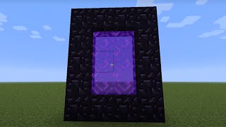 How to Build a Nether Portal in Minecraft [upl. by Veedis37]