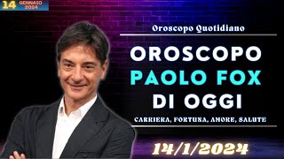 Oroscopo 2024 di Paolo Fox 1412024  Oroscopo Oggi [upl. by Klara853]