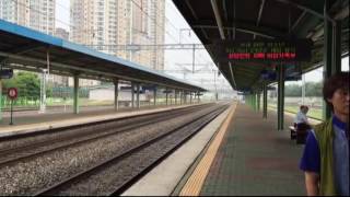 평택역 경부선 KTX통과영상  Pyeongtaek Station Korea Train Express KTX [upl. by Zeculon623]