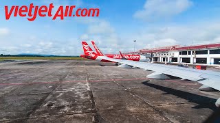 Thai Vietjet Air A321200 Full Takeoff and Landing  Chiang Rai CEI  Bangkok BKK [upl. by Nesiaj891]