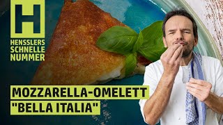 Schnelles MozzarellaOmelett „Bella Italia“ Rezept von Steffen Henssler  Günstige Rezepte [upl. by Evvy]