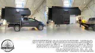 System samodzielnego montażu  demontażu campera DAC [upl. by Stanfield]