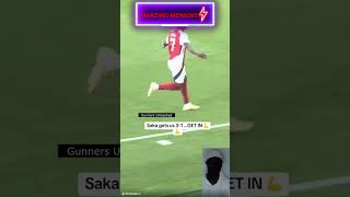 Bukayo Saka goal vs Southampton🔥❤football highlights premierleague [upl. by Hughie]