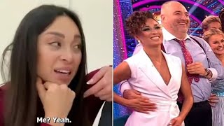 Awkward Moment Wynne Evans amp Katya Jones Strictly Drama [upl. by Nalyorf]