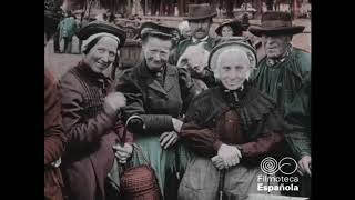 Saintflour Cantal Auvergne Extrait dune Vidéo éspagnole de 1914 très rare [upl. by Tabshey]