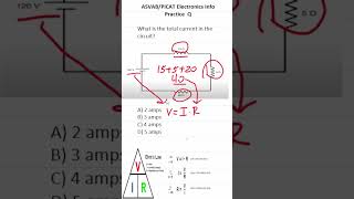 ASVABPiCAT Electronics Information Practice Test Question Ohms Law acetheasvab with grammarhero [upl. by Scharaga130]