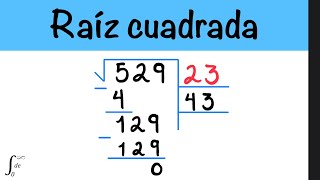 Raíz cuadrada  con sencillos pasos [upl. by Atiuqaj147]