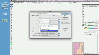 Photoshop Tutorial for Fashion Design 0224 New File Save File [upl. by Eudocia]